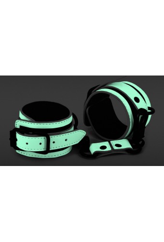 Menottes de poignets fluorescentes Glo 