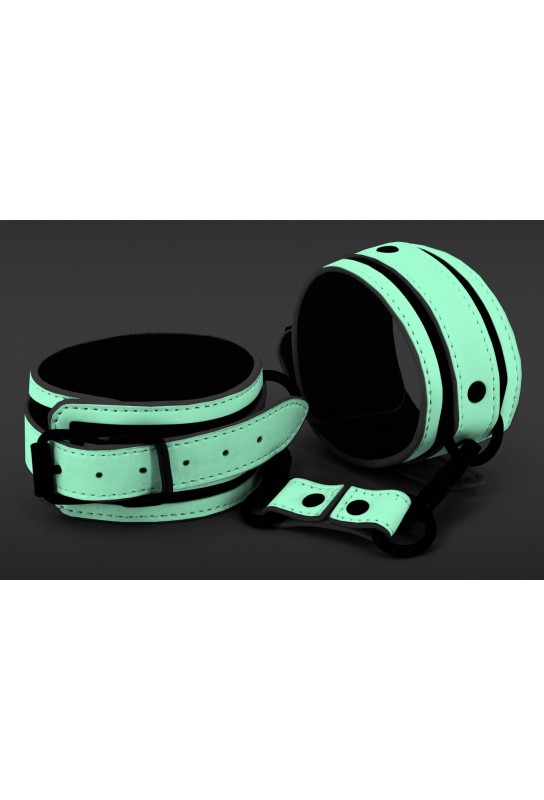 Menottes de cheville fluorescentes GLO 