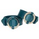 Menottes Halo Cuff Bleues 