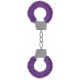 Menottes Fourrure Métalliques Violette 