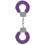 Menottes Fourrure Métalliques Violette