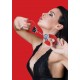 Menottes Pleasure Furry Rouges 