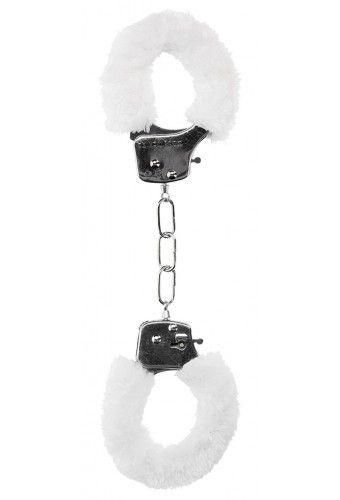 Menottes Pleasure Furry Blanches 