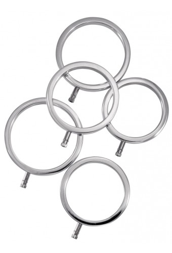Lot de 5 Cockrings Électro ElectraRings Electrastim 
