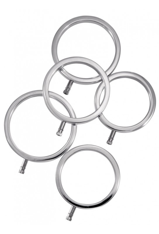 Lot de 5 Cockrings Électro ElectraRings Electrastim 