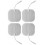 Pack de 4 patches d'électrostimulation ElectraStim