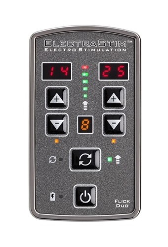 Contrôleur d'électrostimulation ElectraStim Flick Duo 25 intensités 