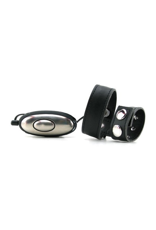 Electro Cockring Cuir 