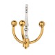Plug Pénis Électro Crochead 4.3 cm - Diamètre 5mm 