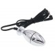 Plug Électro Bipolar Silver 7 x 2.5cm 