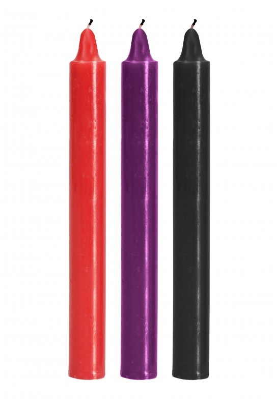 Bougies SM JAPANESE DRIP - Lot de 3 