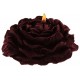 2 Bougies Sm Rose Candles Noire-Rouge 