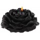 2 Bougies Sm Rose Candles Noire-Rouge 