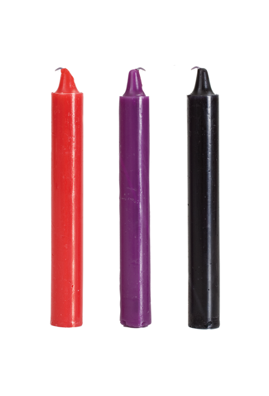 Bougies colorées x3 