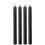 Lot de 4 bougies SM Teasing Wax Noire