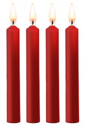 Lot de 4 Mini bougies SM Wax Rouge