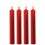 Lot de 4 Mini bougies SM Wax Rouge