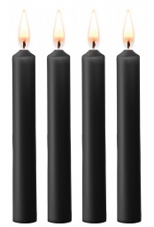 Lot de 4 mini bougies SM Wax Noire