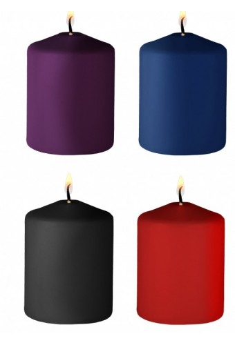Lot de 4 bougies Tease Candle Parfums variés 24g 