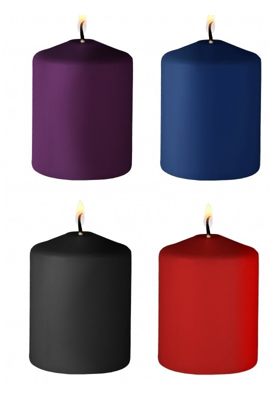 Lot de 4 bougies Tease Candle Parfums variés 24g 