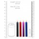 Lot de 4 mini bougies SM Wax Multicolore 