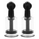 Suce tétons Twist noir 21 mm 