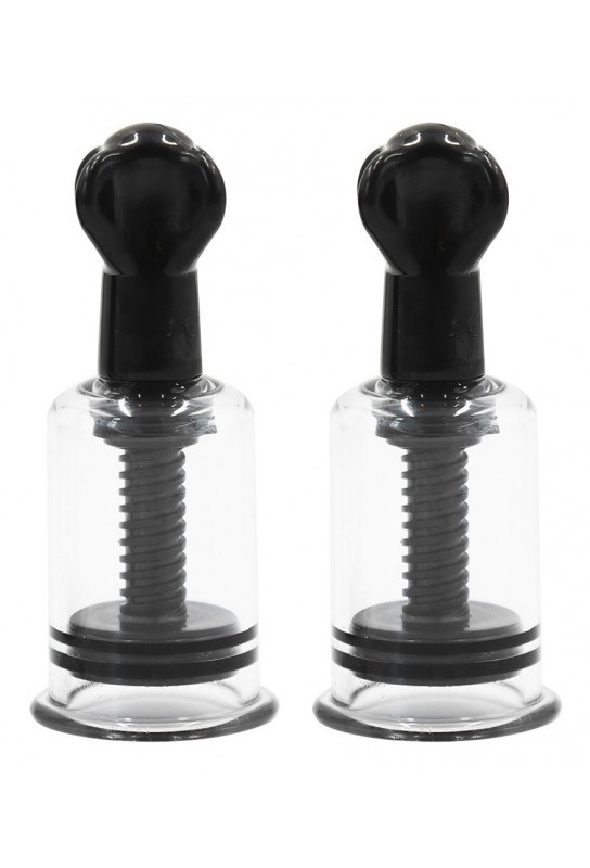 Suce tétons Twist noir 21 mm 