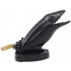 Cage de chasteté Crocodile 10 x 3.5cm Noire 