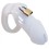 Cage de chasteté Silicone Bran 9 x 3cm Blanche