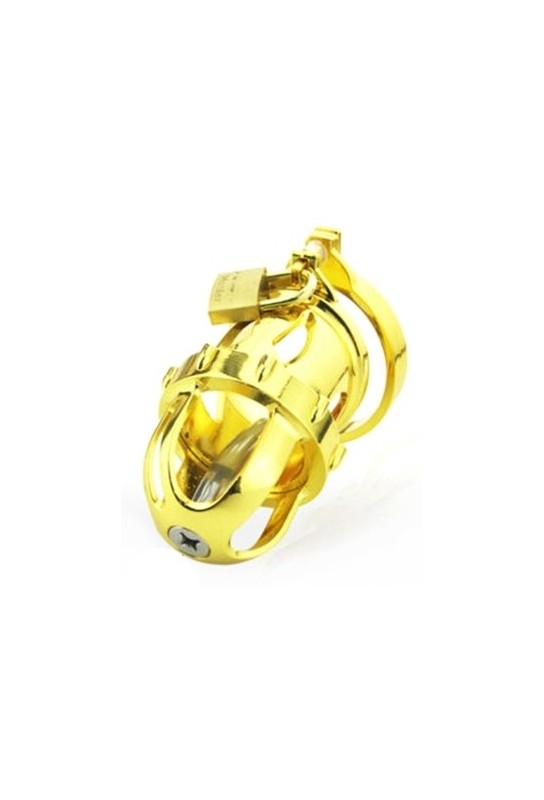 Cage de chasteté avec tige d'urètre Kinger 7 x 3.4cm - Tige 4.5cm 