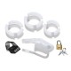 Cage de chasteté Silicone Clear 