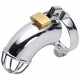 Cage de chasteté en métal LANCELOT 10 x 3.5cm 
