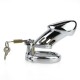 Cage de chasteté STEEL PADLOCK 12 x 3.5cm 
