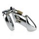 Cage de chasteté STEEL PADLOCK 12 x 3.5cm 