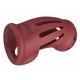 Cage de chasteté ManCage Modèle 28 - 9.5 x 3.5cm Rouge 