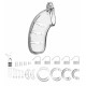 Cage de chasteté ManCage Modèle 03 11.5 x 3.5cm Transparente 