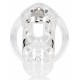 Cage de chasteté ManCage Modèle 25 - 9 x 3.5cm Transparente 