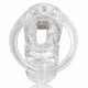 Cage de chasteté ManCage Modèle 25 - 9 x 3.5cm Transparente 