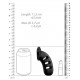 Cage de chasteté en silicone ManCage Modèle 21 - 11.5 x 3.5cm 