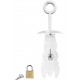 Plug de chasteté anale Expand Lock 13 x 5cm 
