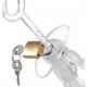 Plug de chasteté anale Expand Lock 13 x 5cm 