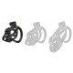 Cage de chasteté Dog S 7 x 3.7 cm Noire