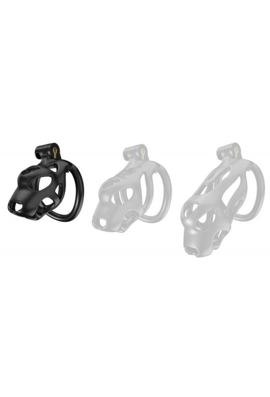 Cage de chasteté Dog S 7 x 3.7 cm Noire 