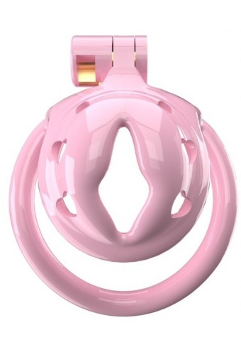 Cage de chasteté Sissy Heart 3 x 3.4cm Rose 