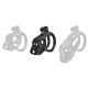 Cage de chasteté Dog M 8 x 3.7 cm Noire 