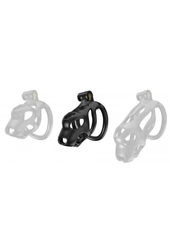 Cage de chasteté Dog M 8 x 3.7 cm Noire 