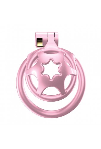 Cage de chasteté SISSY STAR 3 x 3.4 cm Rose 