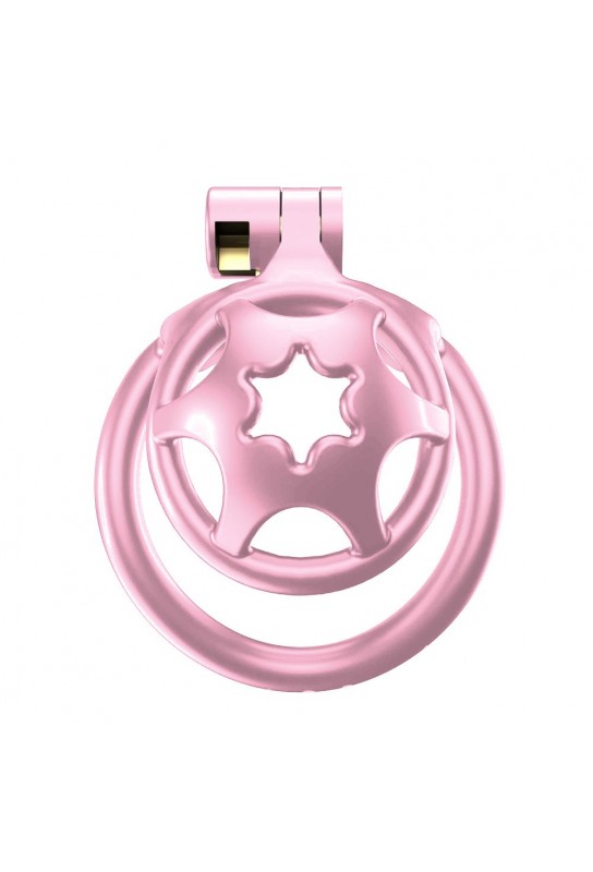 Cage de chasteté SISSY STAR 3 x 3.4 cm Rose 