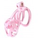 Cage de chasteté Bouh L 10 x 3.5 cm Rose 