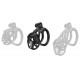 Cage de chasteté Bouh M 8 x 3.5 cm Noire